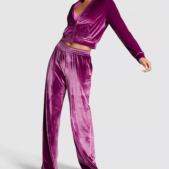 Victoria’s Secret PINK embellished sweat suits in three different colors - Picture 3 of 11